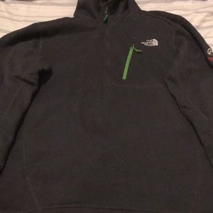North Face Quarter Zip Pullover Coat